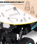 148 Piece Stainless Steel Conical Spring Set With 3 Styles And 15 Sizes, shown with a model car for stability
