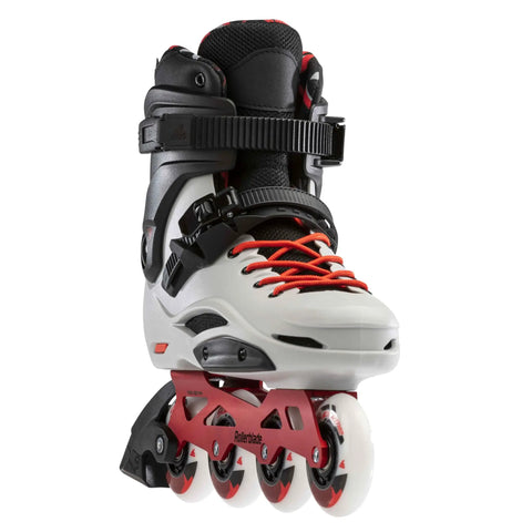 Pro X Inline Skates For Men With Molded Boot Comfort, Anatomical Sublimated Lining, Extra Upper Eyelets, 45 Degree Double Buckle, Gray 44.5
