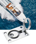 Stainless Steel Flush Pull Ring Handles 304 2 Pack Hidden Recessed Furniture Pulls For Cabinets Drawers Doors Boat