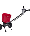 2600A-PLUS Fertilizer Spreader With 40Lb Hopper, beefy all terrain pneumatic tires, rust proof polypropylene hopper, durable frame
