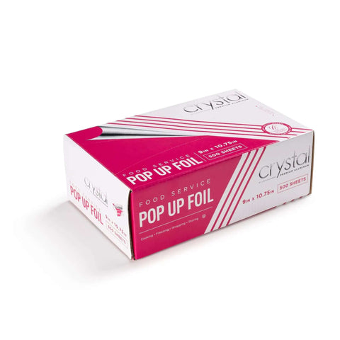 Premium Aluminum Foil Pop Up Sheets In Dispenser, 9x10.75 inch, 500 sheets, kitchen essential