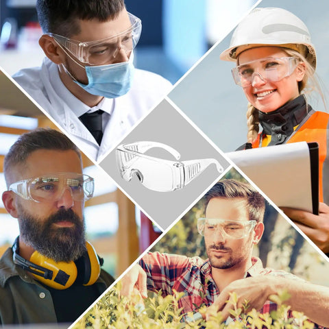 Built Tough For The Daily Grind With This Solid 24 Pack Anti Fog Safety Goggles Over Glasses Featuring Crystal Clear Vented Lenses Shielding Eyes From Dust And Debris On Every Rough Site Or Outdoor Build