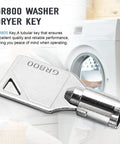 Top Shelf Tubular Laundry Key Replacement For Commercial Washers And Dryers Gr800 Code 54612 Cylinder Tube Key True Blue Sure Fit, close-up of key.