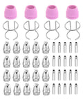 Plasma Cutter Consumables Kit With Tips Nozzles Electrodes Shield Cups For CUT55 CUT60 LGK-60 WSD-60 SG-55 And More 48 Piece Set