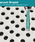 Half Inch Diamond Hole Saw For Porcelain Tile And Glass With Round Shank Core Drill Bit Fits Cordless Drills And Drill Press Dry And Wet Cutting Opener Cuts Granite Marble Ceramic Stone cutting holes in stone