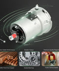 High Output 12V 60A Alternator With Stand For VW Beetle Bug 1967 1978 Transporter Bus 1967 1971 Karmann Ghia 1967 1974