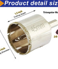 1.75 Inch Diamond Tile Hole Saw With Pilot Bit Workhorse for Marble Granite Ceramics Porcelain Tiles 45mm Cutter