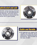 Front Wheel Bearing Hub Assembly 513298 Fits 2008 2013 Nissan Rogue 2014 2015 Nissan Rogue Select and 2007 2012 Nissan Sentra Front 5 Lug