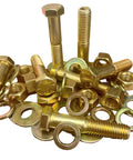 Heavy Duty Grade Eight Coarse Thread Hex Bolt Nut And Washer Kit 2510 Piece Assortment With Lock And Flat Washers Sizes visible