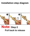 Five Set Garden Hose Quick Connect Fittings Brass Quick Connectors Three Quarter Inch GHT Includes Extra Rubber Washers Male And Female