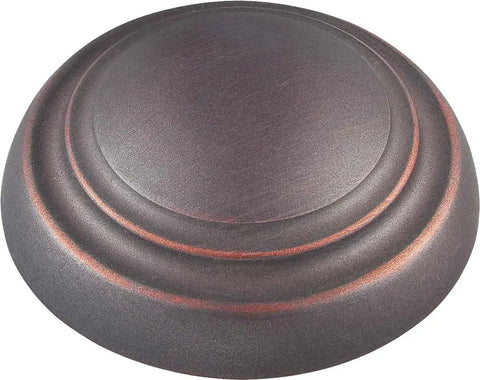 Bronze base of Semi Flush Mount Ceiling Light 3-Light Fixture in Glass Bronze, 180W Max, 13.5 High By 16 Wide, E26 Base, Dimmable.