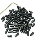 100 Pcs M4 X 8mm Stainless Steel Hex Socket Set Screws Grub Screws With Beefy Allen Head Built To Last, 304 Stainless, Includes M2 Allen Wrench
