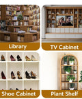 Upgrade Your Storage Game With These 60 Piece Nickel Plated Zinc Shelf Pegs And Cabinet Support Pins used in a stylish library setup.