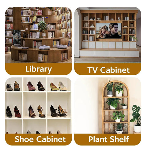 Upgrade Your Storage Game With These 60 Piece Nickel Plated Zinc Shelf Pegs And Cabinet Support Pins used in a stylish library setup.