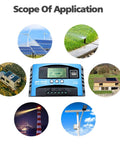 30A Solar Charge Controller PWM 12V 24V Auto Detect Regulator With Adjustable LCD Display Dual USB Ports And Timer MPPT Compatible with grid applications
