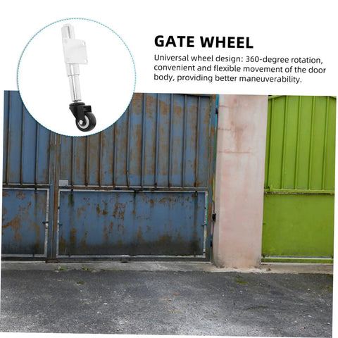 Heavy Duty Sliding Gate Rollers Loaded With Spring Shock Absorption And Height Adjustments For Iron And Retractable Gates Built Tough featuring a universal gate wheel.