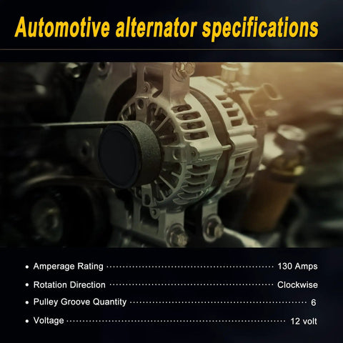Alternator For Honda Odyssey 2011 2013 And Pilot 2012 2015 3.5L V6 Replacement Beefed Up High Output Ready To Install