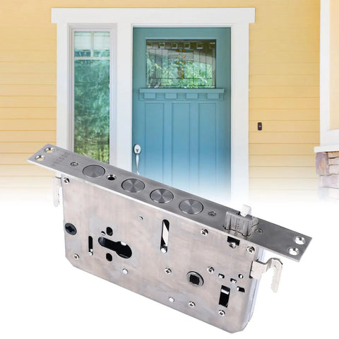 Smart Fingerprint Door Lock Cylinder crafted from Heavy Duty 304 Stainless Steel Mortise Deadbolt for hassle free entry
