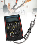 Five Band Acoustic Guitar Preamp With LCD Display Piezo Pickup LC-5 Equalizer Tuner And Mic Input Easy Install device in black