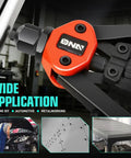 Close-up of DNA Motors Heavy Duty Rivet Gun With Collection Bottle Tool Set, showcasing durable steel construction for precision work.