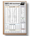 SMD 0805 Components Assortment Kit In An SMT Book With 5435 Pieces Including Resistors Capacitors Transistors Diodes And ICs