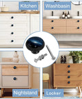4 Pack Starry Sky Crystal Glass Cabinet Knobs For Kitchen Drawers And Dressers With Stainless Steel Screws Super Sleek Top Notch Furniture Hardware Adding Hella Style To Your Setup With Zero Stress Today in kitchen and washbasin settings.