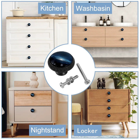 4 Pack Starry Sky Crystal Glass Cabinet Knobs For Kitchen Drawers And Dressers With Stainless Steel Screws Super Sleek Top Notch Furniture Hardware Adding Hella Style To Your Setup With Zero Stress Today in kitchen and washbasin settings.