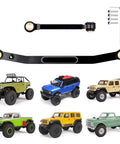 Beefed Up Aluminum Steering Linkage Set For Axial SCX24 Upgrades High Tightening Steering Rods CNC Machined Precision Compatible With Deadbolt C10 Wrangler JLU CRC B 17 Betty Gladiator Bronco Scale 1 24 RC Crawler black aluminum tie rod and drag link with screws