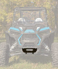 Heavy Duty Winch Mounting Plate for 2019-2023 Polaris RZR XP 1000 and XP 4 1000 in 3/16" steel with dual bolt patterns
