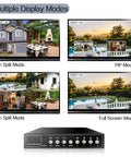 4 Channel 1080P HD Quad Video Processor For AHD CVI TVI CCTV Security Cameras with multiple display modes shown