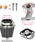 Beefed Up Carburetor Kit For 50cc 70cc 90cc 110cc 125cc Four Stroke ATVs Quads Go Karts Dirt Bikes With Air Filter and Manifold