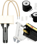 Gas Dryer Repair Kit With Igniter, Gas Valve Coil And Flame Sensor, Replacement Parts 279311 279834 338906, for Kenmore Whirlpool Maytag