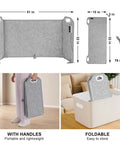 Foldable Under Desk Heater With Blanket Cozy Five Fold Plus Size Eight Temperature Levels Leg And Foot Warmer storage and dimensions