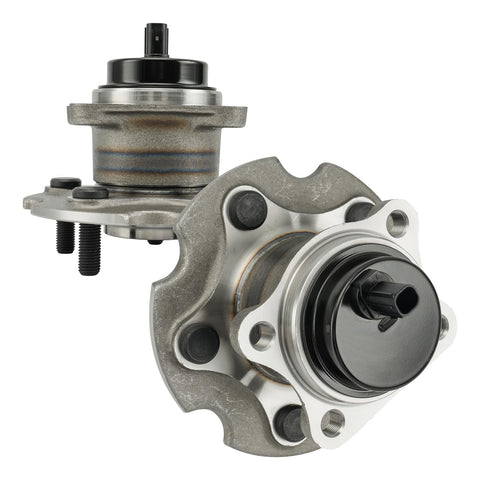 Rear Wheel Bearing And Hub Assembly With Abs 512372 For 2006-2018 Toyota RAV4 Rear And Compatible With Lexus NX300 2 Pack