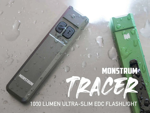 Tracer 1000 Lumens Ultra Slim EDC Flashlight Forest Green Blue Beat The Dark With A Pocket Friendly 4.4 X 1.0 X 0.5 Inch Frame