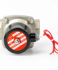 Top view of Heavy Duty Pro Grade One And A Half Inch Solenoid Valve With 110 Volt AC Stainless Steel Body Normally Closed Viton Seal
