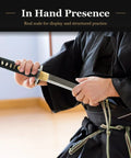 Collectors Wakizashi You Can Brag About 1060 Carbon Steel Hand Forged Full Tang Short Sword With Dancing Crane Iron Tsuba Heat Tempered