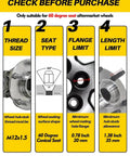 Compatibility chart for 24 Pcs M12x1.5 Lug Nuts 60 Degree Conical Seat Bulge Closed End with Socket for Toyota trucks