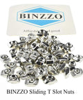Sliding T Slot Nuts 2020 Series M3 Drop In Pack Of 30 Carbon Steel Nickel Plated Half Round Roll In For 6mm Slot Aluminum Profiles