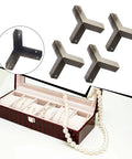 Antique Bronze Corner Protectors for Jewelry Boxes and Wooden Chests, 33mm zinc alloy hardware with nails, retro look
