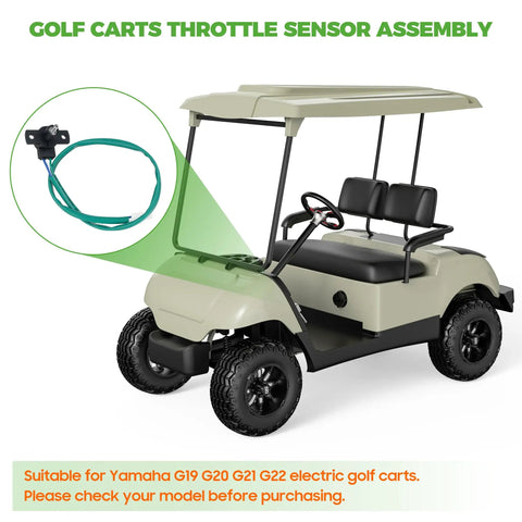 Throttle Sensor Replacement For Yamaha Electric Golf Carts G19 G20 G21 G22 Direct Fit Easy Install OEM Cross Reference durable sensor