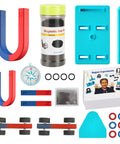Hands On Science Magnets Experiment Kit For Kids And Students, Cool Physics And STEM Tools, Horseshoe Magnets And Iron Filings