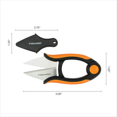 Herb Garden Snips With Sheath And Soft Grip Handle For Easy Kitchen Harvests Five Inch Stainless Steel Garden Scissors