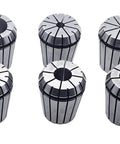 Six Piece ER32 Precision Collet Set For CNC Lathe Milling Chuck With Hole Diameters 1/8 1/4 3/8 1/2 5/8 3/4 Inch