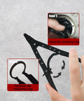 Beefy 12 Inch Snap Ring Pliers Set For Spindle Installation And Removal Internal And External Circlips Built For Ford Super Duty Pickups 2007 And Newer