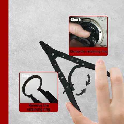Beefy 12 Inch Snap Ring Pliers Set For Spindle Installation And Removal Internal And External Circlips Built For Ford Super Duty Pickups 2007 And Newer