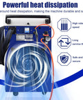 Back of 4 In 1 Beast Fiber Laser Welding Cleaning Cutting Soldering Machine With Auto Wire Feeder showing cooling features