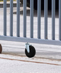 Beefy Heavy Duty Adjustable Gate Wheel With Rubber Caster And Iron Plate For Commercial And Residential Fence Gates