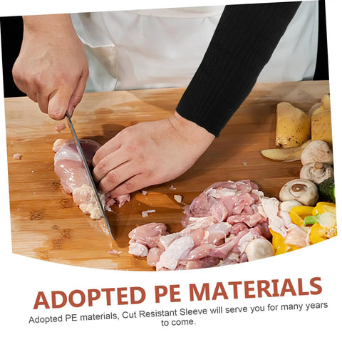 Heavy Duty Cut Resistant Arm Sleeves For Welding And Yard Work Shield Forearms From Gnarly Cuts And Scrapes In Durable Pe Blend during food preparation.