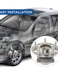 Wheel Hub and Bearing Assembly for Honda CR V 2017 2022 Rear Left and Right Replacement That Fits OEM Size Like a Glove shown in installation.